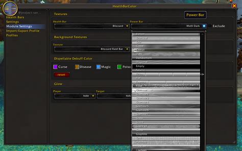 Healthbarcolor Health Bar Color Screenshots World Of Warcraft