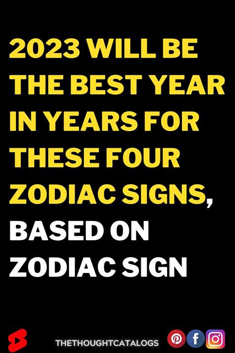 2023 Will Be The Best Year In Years For These Four Zodiac Signs, Based ...