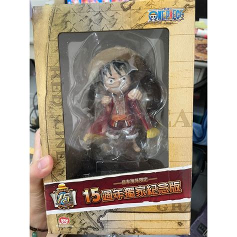 One Piece海賊王15週年紀念版 魯夫喬巴索隆 蝦皮購物