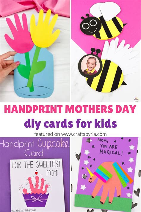 Celebrate Mother S Day With This Heartwarming Handprint Card Perfect T For Mom