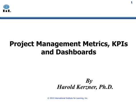 Project Management Metrics Kpi Is And Dashboards Ppt