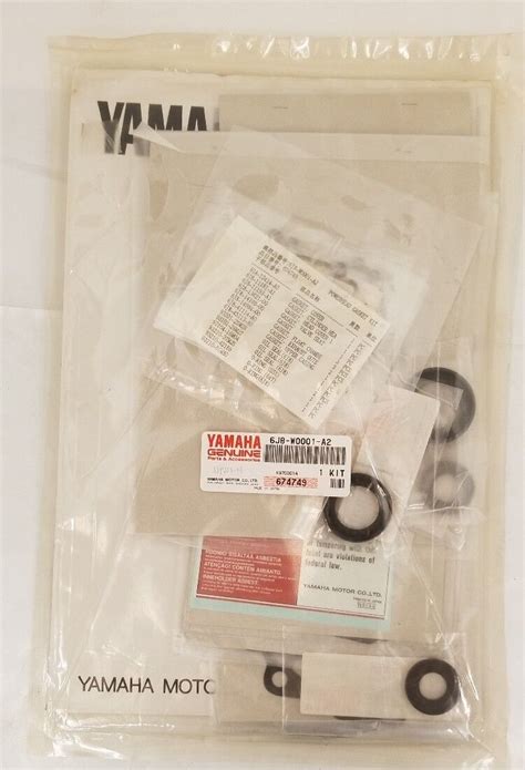 Yamaha Lower Unit Gasket Kit Part J W A Ebay