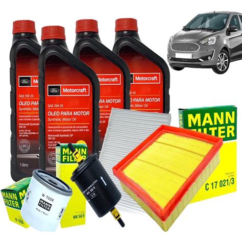 KIT DE FILTROS MANN OLEO FORD MOTORCRAFT 5W20 KA 1 0 12V E KA 1 5 16V