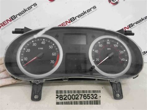 Renault Clio MK2 20012006 Instrument Panel Dials Gauges Clocks 133K