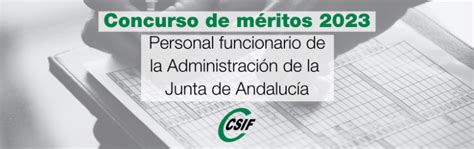 Csif Listados De Puestos Convocados Para El Concurso De M Ritos