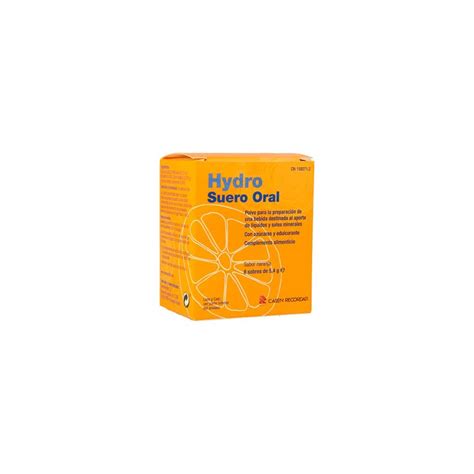 HYDRO SUERO ORAL 8 SOBRES SABOR NARANJA