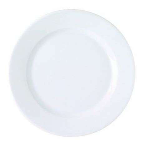 Assiette plate rond blanc porcelaine Ø 24 cm 12p Assiettes par