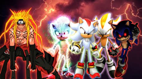 Akatsuki Naruto OP New VS Sonic Chaos OP Shadow Hyper OP Sonic Exe