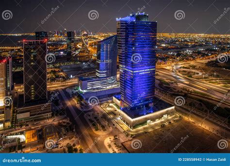 Lusail Corniche In Lusail City, Qatar At The Marina Sunset Shot ...