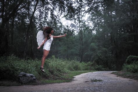 angel themed shoot  behance