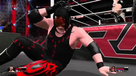 Wwe 2k15 Universe Mode Finn Balor Vs Kane W Triple H Demons