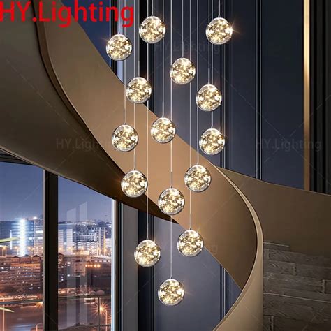 Living Room Lamp Restaurant Chandeliers Dining Room Light High Ceiling