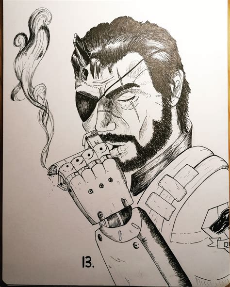 [OC] Venom Snake fan art : r/metalgearsolid