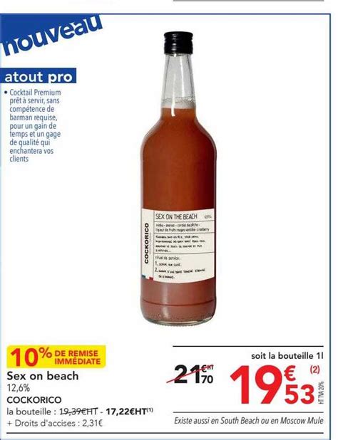 Promo Sex On Beach Cockorico Chez Metro Icatalogue Fr
