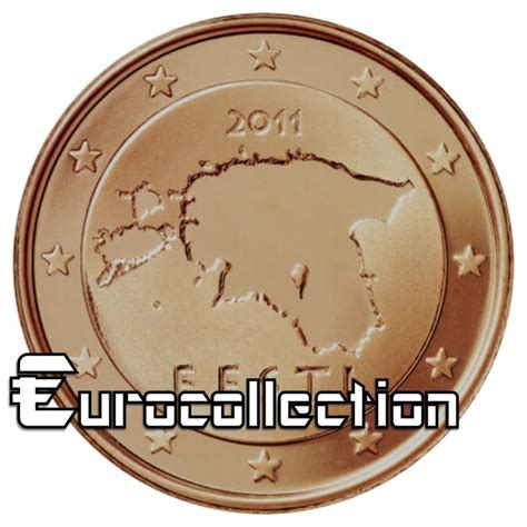 1 Centime Estonie Face Nationale Eurocollection Shop