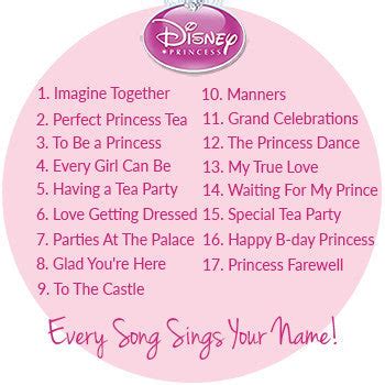 Personalized Disney Princess CD - Free Shipping | MyMusicCD.com