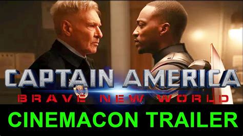 Captain America Brave New World CinemaCon Trailer Captain America