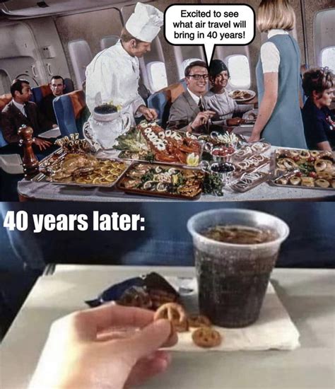 Air Travel Then And Now 9GAG