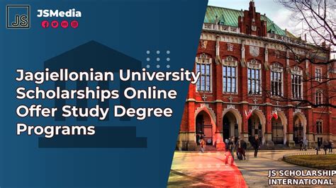 Jagiellonian University Scholarships Online Offer Study Degree Programs ...