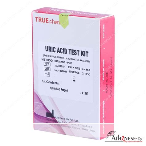 Uric Acid Test Kit SP IVD Biochemistry Test Kits Athenese Dx