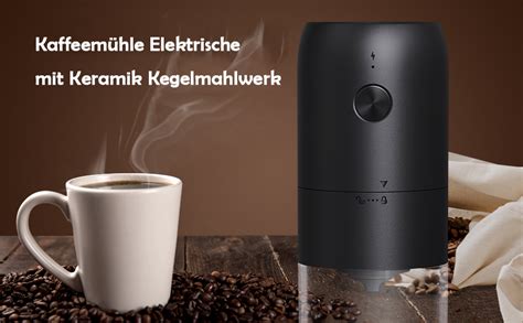 Amazon De Besmall Kaffeem Hle Elektrisch Mit Keramik Kegelmahlwerk