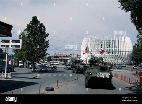 Us Army Stryker Vehicles Assigned To The 4th Squadron 2d Cavalry