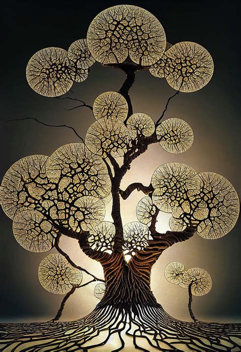 Fractal Tree 05 Digital Art By Matthias Hauser Fine Art America