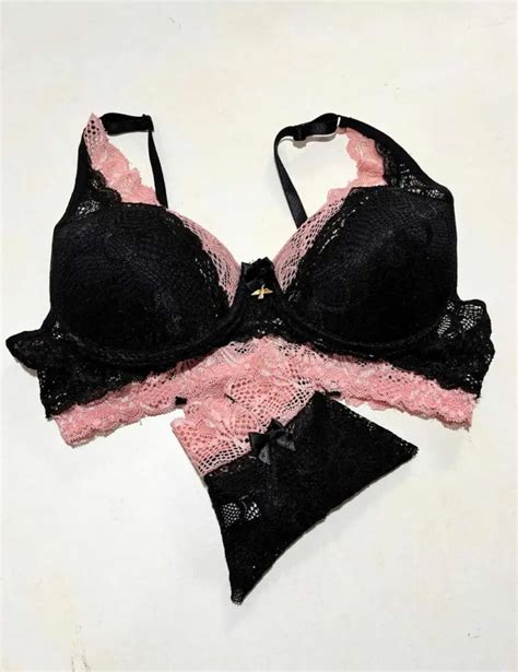 Conjunto Lingerie De Renda Bojo TJ Vip