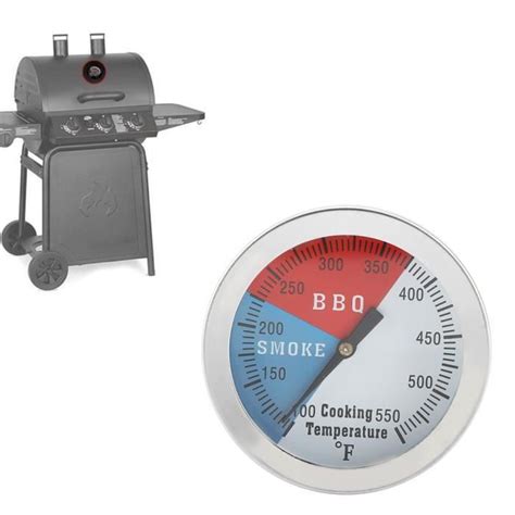 Fdit température de la hotte pour barbecue Thermomètre à barbecue en