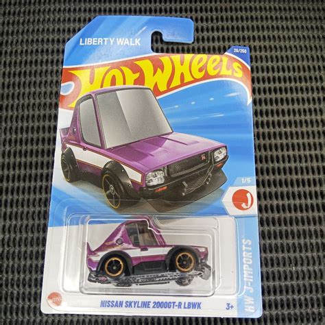 HOT WHEELS UNGU 風火輪 NISSAN SKYLINE GTR LBWK 紫白條 HW J 進口 蝦皮購物