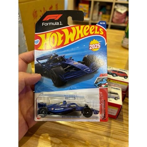 hot wheels 風火輪 WILLIAMS RACING F1 賽車 威廉斯 消光藍 全新未拆 蝦皮購物