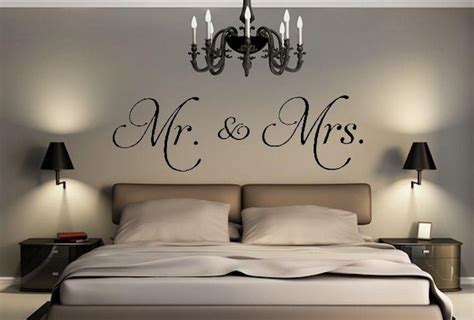 Lovely Mr Mrs Quote Wall Decal Living Room Decor Stickers Vinyl