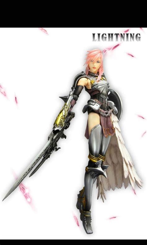 Lightning Returnsfinal Fantasy Xiii Play Arts Kai Lightning Figure New