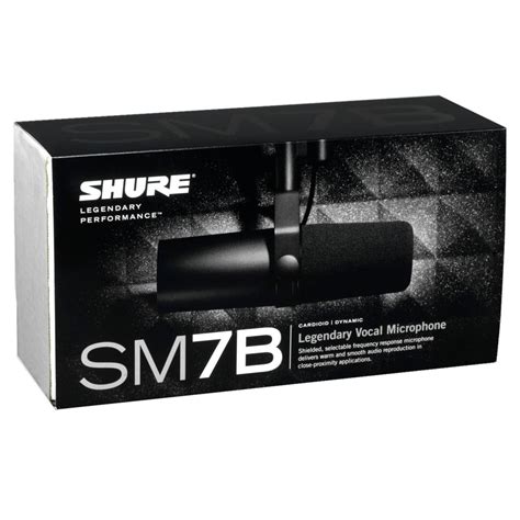 Shure Sm7b Microphone Dynamique De Studio Comme Neuf Gear4music