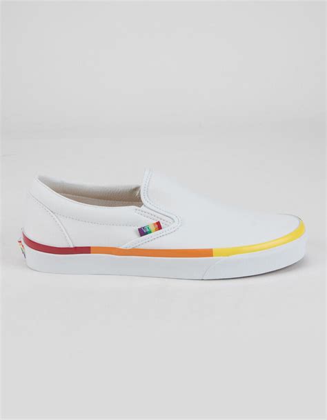 VANS Rainbow Foxing Classic Slip-On Shoes - WHTCO - 371445167