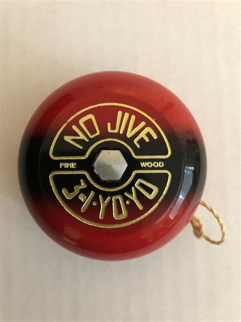 Vintage Tom Kuhn No Jive yo-yo 3 in 1 edition Red & Black Fine Wood