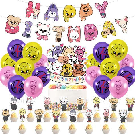 Buy Cute Anime Party Decorationsbirthday Party Supplies Includes