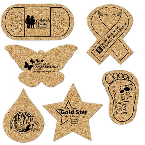 Cork Coasters | Various Shapes | Eco Promotional Products