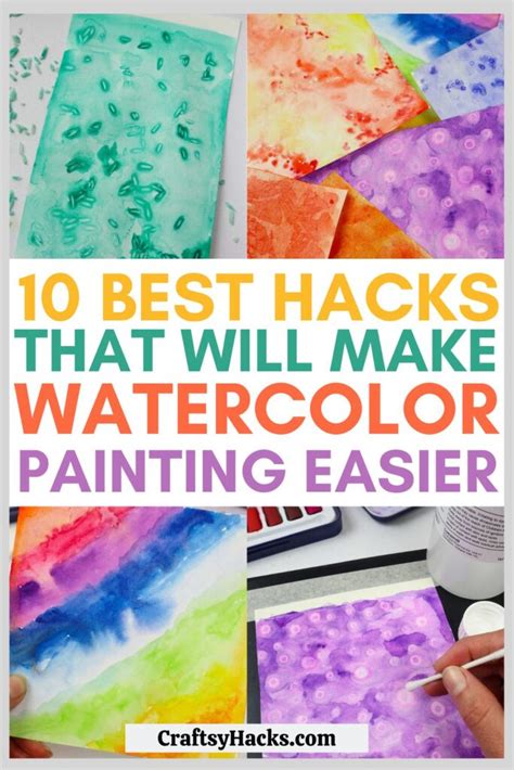 10 Easy Watercolor Hacks For Beginners Craftsy Hacks