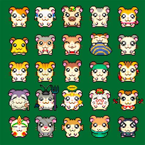 Hamtaro all characters by CrionetiX on DeviantArt