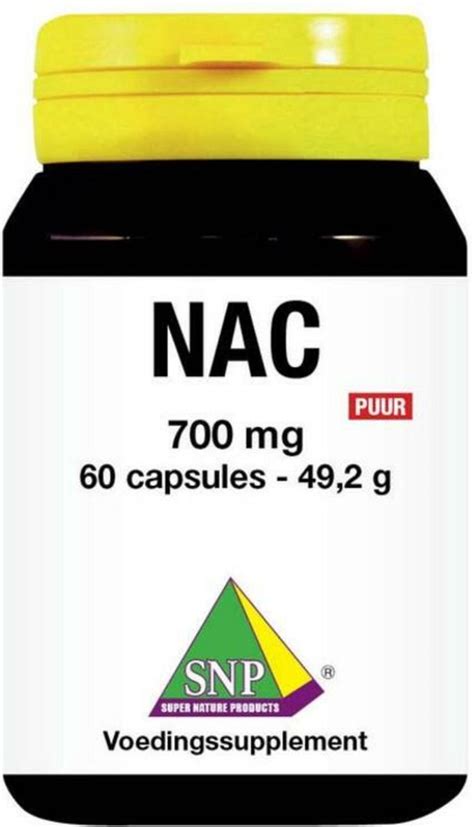 Snp Nac N Acetyl L Cysteine Mg Puur Capsules Bol