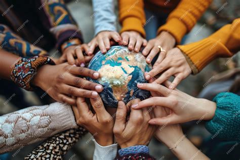 Premium Photo Hands Of Different Races And Ethnicities Reaching Out