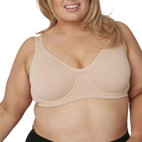 Emerson Women S Cotton Blend Underwire Bra Nude BIG W