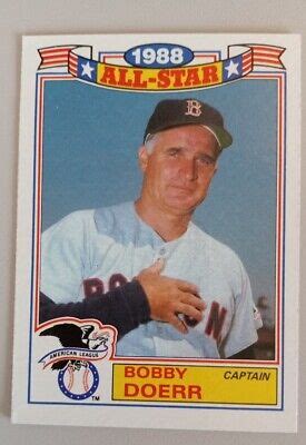 Topps All Star Game Commemorative Bobby Doerr Soft Edges