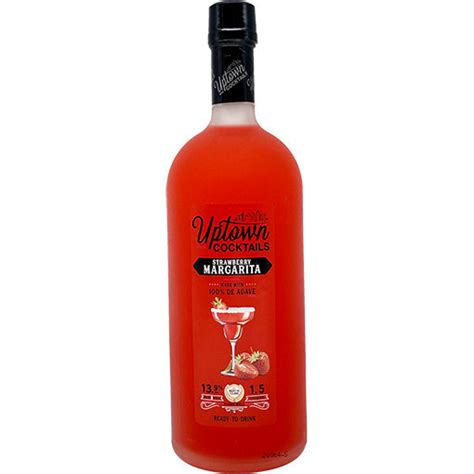 Uptown Cocktails Strawberry Margarita 1.5 Liters – Divine Wine & Spirits