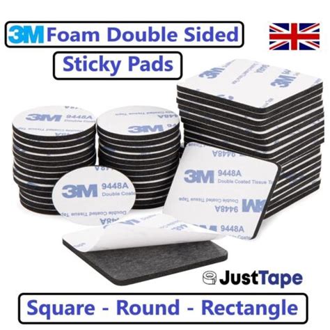 M Sticky Pads Double Sided Strong Vhb Foam Adhesive Mounting Pad