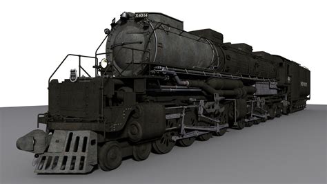 ArtStation - Steam Locomotive Big Boy 4014 | Game Assets