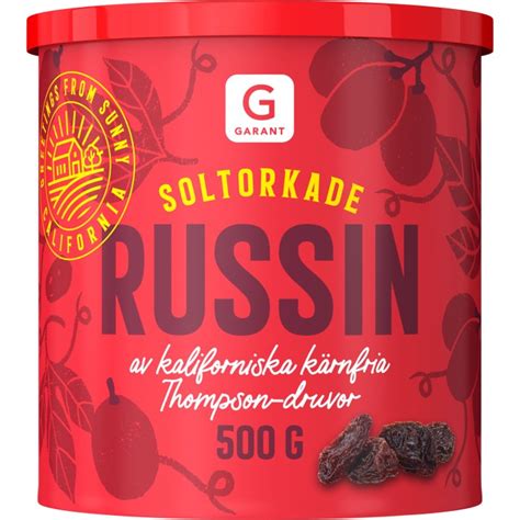 Köp Garant Soltorkade Russin 500g på delitea se