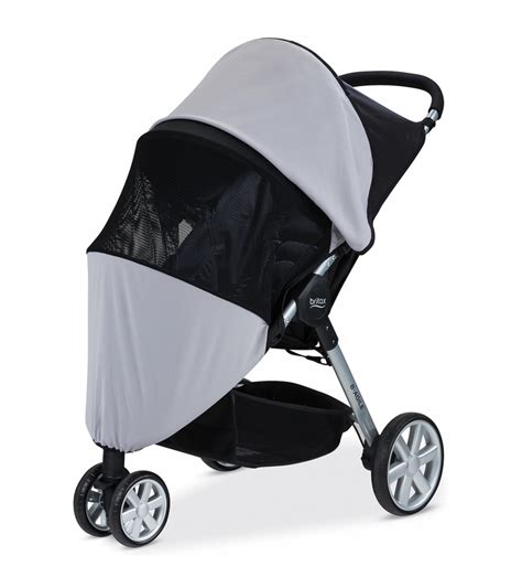 Britax Single B Agile B Free Pathway Strollers Upf Sun And Bug Cover