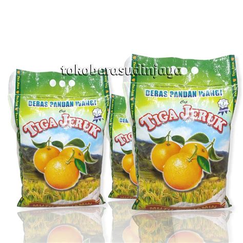 BERAS CAP TIGA JERUK 5KG 10KG Lazada Indonesia